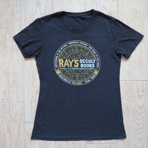 Ghostbusters Ray's Occult Bookstore Black T-shirt Women's Small